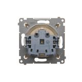 HDMI single socket, Bronze matt, metalic