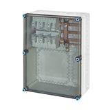 Mi Fuse box IP65, 1x400A NH2 3p, on Rail 400A 5 poles, 450x600mm (Mi 6676)