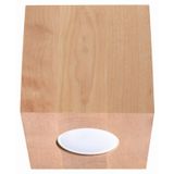 SPOT QUAD NATURAL WOOD GU10 1X40W IP20