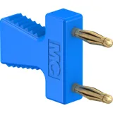 Jumper, pitch 12 mm, 70 V, 10 A, gold-plated, blue, 63.9354-23