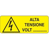 Rectangular danger sign - 350 x 125 mm