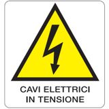 Danger sign - 330x350 mm - Cavi elettrici in tensione