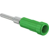 2 mm socket, solder connection, mounting Ø 3.9 mm, green, 63.9318-25