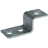 End piece Z-shaped St/tZn with 3 bores D 11mm