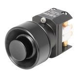 3-position enabling switch guarded, 2NO+2NC T7 solder terminals