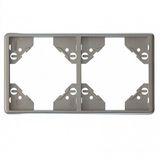 DOUBLE HORIZONTAL FRAME SILVER