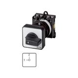T0-2-15442/Z Changeoverswitches, T0, 20 A, rear mounting, 2 contact unit(s), Contacts: 4, 90 °, maintained, Without 0 (Off) position, 1-2, Design number 15442