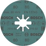 X-LOCK Fibre sanding discs, Ø125mm, G 80, R574, Best for Metal, 1pcs