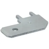 Faston plug, 6.3 x 0.8 mm, L 16 mm, uninsulated, angled, 2035