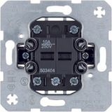 Group push-button, 4NO contacts, comm. input terminal, neut. pos., lig