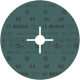 R780 fibre sanding disc, Best for Metal + Inox 180 x 22.23 mm, G80