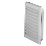 Outlet filter, cutout: B: 92 mm, H: 92 mm, RAL 7035, IP54