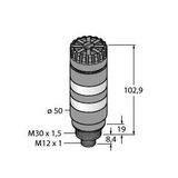LED Signal Light Compact Signal Tower   TL50C2AKQ