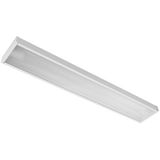 MODUS MEGA LED 1220mm, narrow beam, 2x LED , 840, prizmatic PC cover, pendant, IK10, 1400mA non-dimmable, with gear box