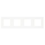 FOUR-GANG FRAME WHITE