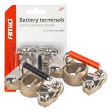 Brass battery terminals 2 pcs. 600A AMIO-03846