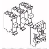 Contactblock 1 no + 1 lb with holder