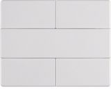 Push-button 2gang, Arsys, polar white glossy