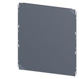 SIVACON, mounting plate, Quick assembly with screws, perforated, H: 1000 mm, W: 900 mm, zinc-plated
