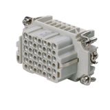 HDC insert, Female, 250 V, 10 A, Number of poles: 42, Crimp connection, Size: 4