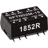 SFTN02N-15 SMD DC/DC converter 24:15V 133mA, MEAN WELL