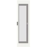 Transparent door 2PW/14GU, RAL7035