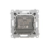 SOON ON SALE, single socket outlet with earthing for IP44 version with frame seal, without shutters, Push In system, (module), Simon 24, IP44, 16A, cashmere