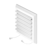 PLUS Series grille - anti-insect net, adjustable shutter and cord