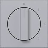 Central plate 3-position switch, neutral position, A.x/C.x titanium