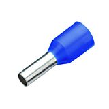 Wire ferrule isolated, 50mmý, L1= 20mm, blue