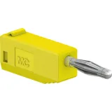 2 mm plug, solder connection, 0.5 mm², yellow, 22.2617-24