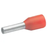 Insulated wire end ferrule, 1.0 mm², 12 mm/6 mm long, DIN 46228/4, red, 4716