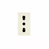 2x10/16A + E - 250V - shuttered