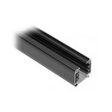 Power supply plug for 3-phase track, left, black