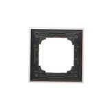 Double intermediate switch with indicator light, 10AX, graphite mat