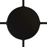 Cylindrical metal 4-side hole ceiling rose kit (junction box)