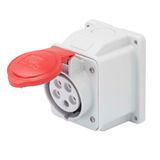 Surface-Mounting Socket IEC 309 HP 3P+N+E 16A 400V IP44