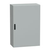 Spacial CRNG plain door w/o mount.plate. H1200xW800xD400 IP66 IK10 RAL7035