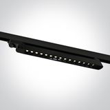 BLACK SMD 15x1W WW TRACK LIGHT ADJUSTABLE 230V