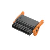 PCB plug-in connector, female plug, 3.50 mm, Number of poles: 9, 180°, PUSH IN with actuator, Clamping range, max. : 1.5 mm², Box
