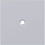 Central plate for switch/pulse driver with pull handle, A.x/C.x, titanium