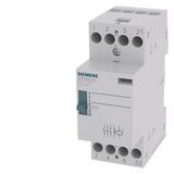 Insta contactor, 0/1/Automatic with 3 NO contacts and 1 NC, contact for 230 V AC