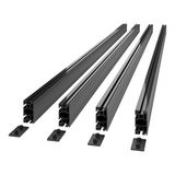 Frame Extrusion and End Cover Black