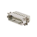 HDC insert, Male, 250 V, 16 A, Number of poles: 16, Crimp connection, Size: 5