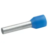Insulated wire end ferrule, 2.5 mm², 18 mm/12 mm long, DIN 46228/4, blue, 47312