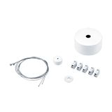 CEILING ROSE ROUND ASI/ASQ3 WH - Ceiling rose