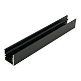 Aluminium profile LBR, L-2000mm W-19mm H-19mm black
