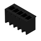 PCB plug-in connector, male header, THT/THR solder connection, Pitch in mm (P): 5.00 mm, Number of poles: 5, 180°, Tube