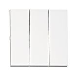 Rocker S 55 for switch 3-gang, white