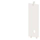 Sealable cover, 17.5 mm, for SIRIUS devices in industrial DIN rail enclosure